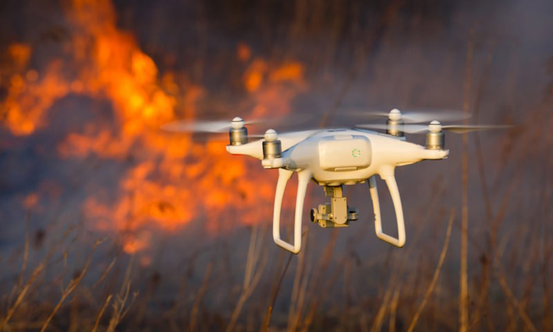 Drones στην μάχη των πυρκαγιών στην Ελλάδα